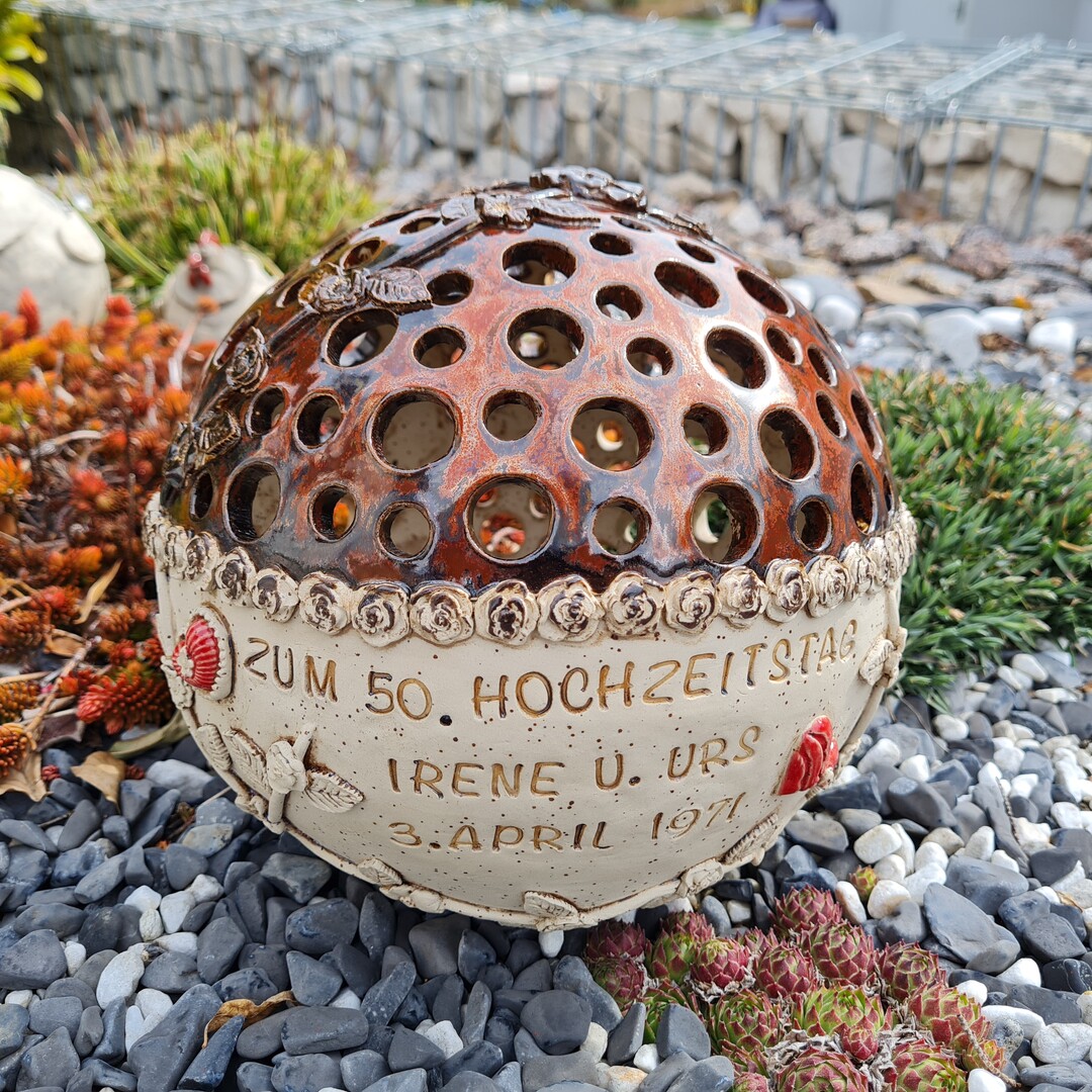 Lichtkugel "Zum Hochzeitstag"