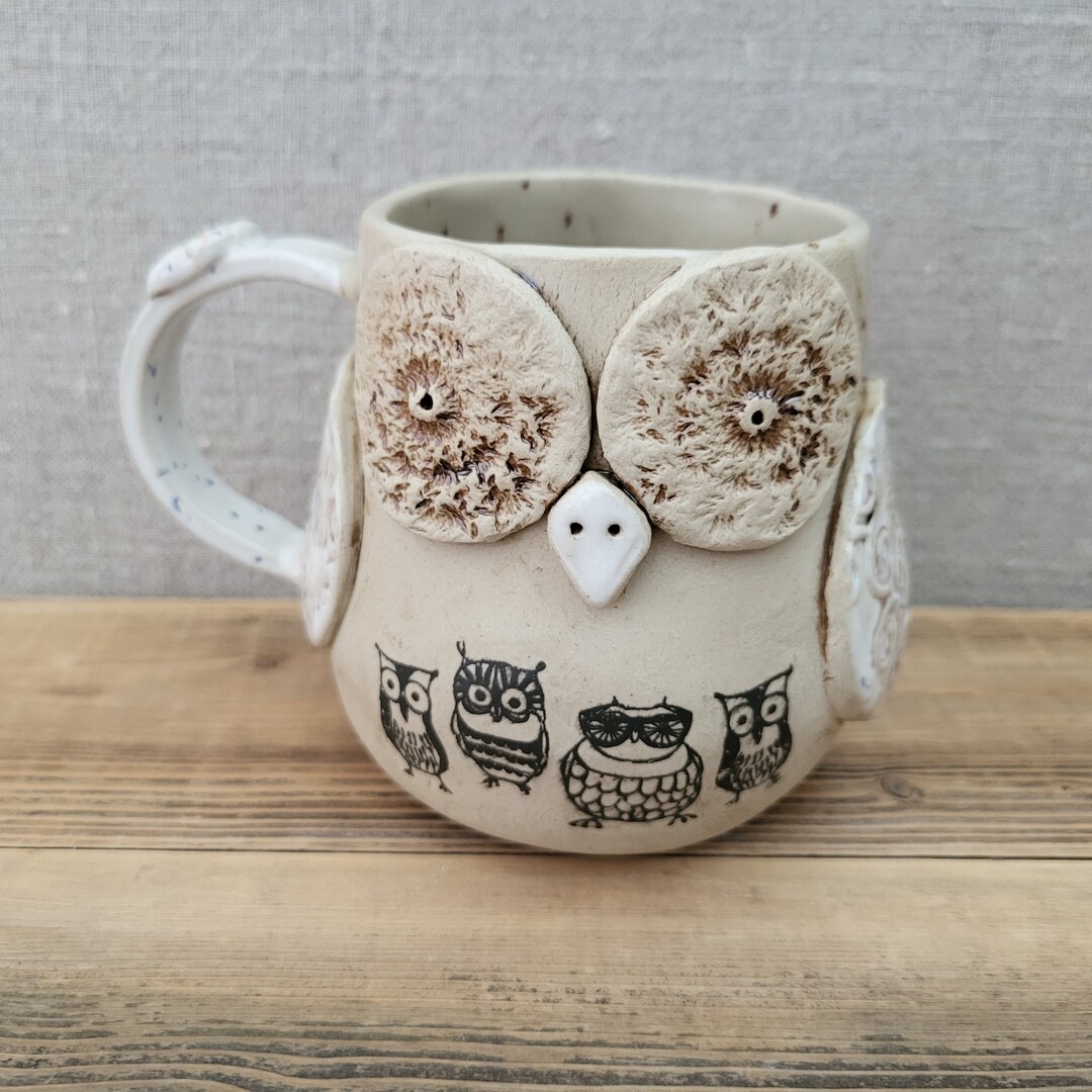 Keramiktasse "Eule"