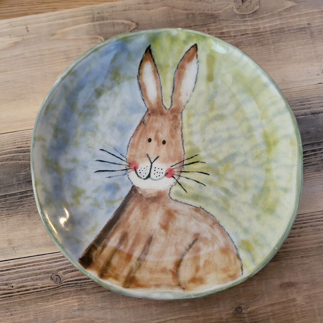 Keramikteller "Hase"